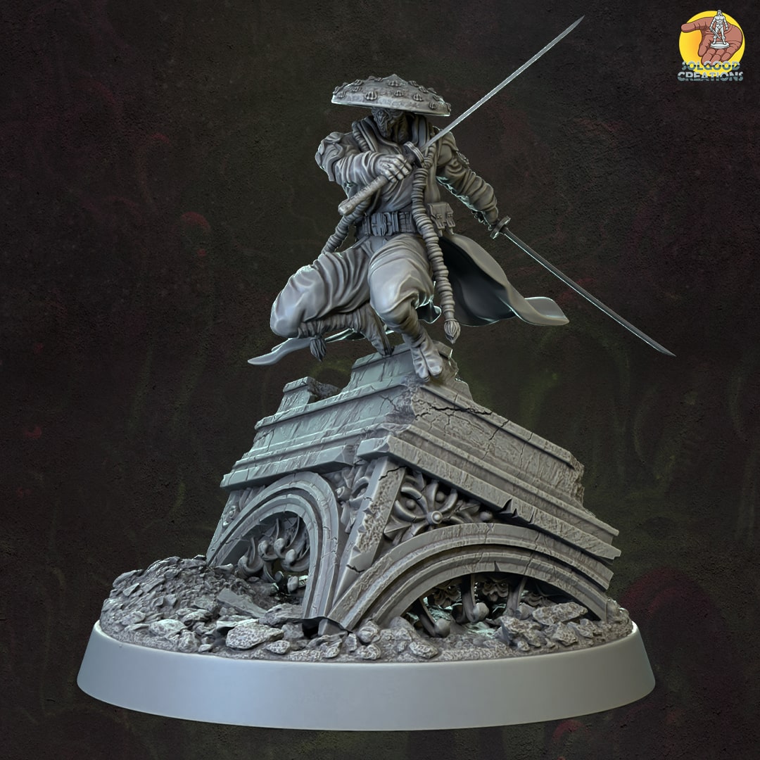 Solgoodcreations - Rise of the Dracothilid - Myconid Ronin #3 - DnD/TTRPG Figure/Miniature
