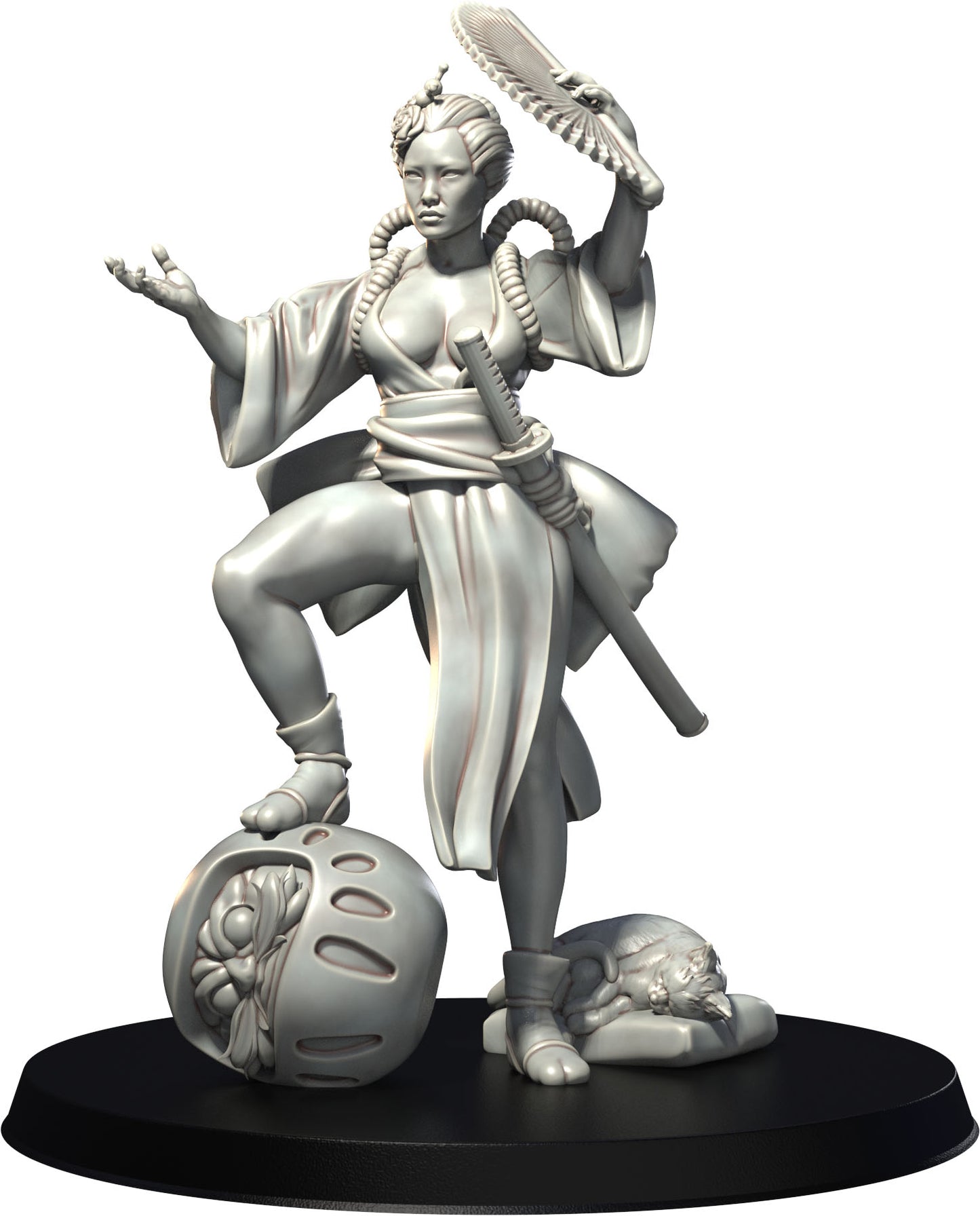 3D IPStudios - Female Warriors #1 - Nijima - Pin Up/Figure/Model/Diorama - Helios3DPrinting