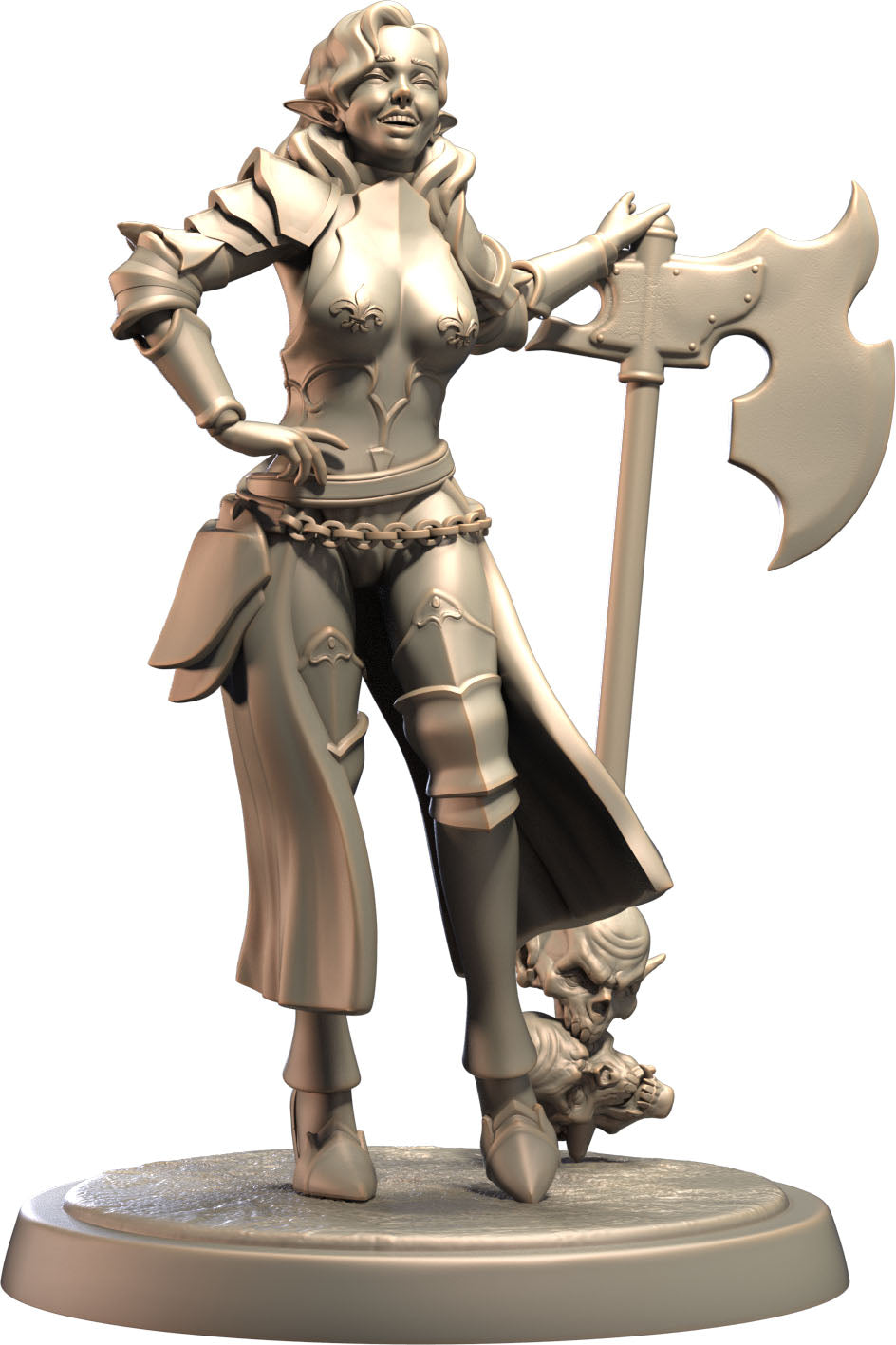 3D IPStudios - Elf Warriors - Nymara - Pin Up/Figure/Model/Diorama - Helios3DPrinting