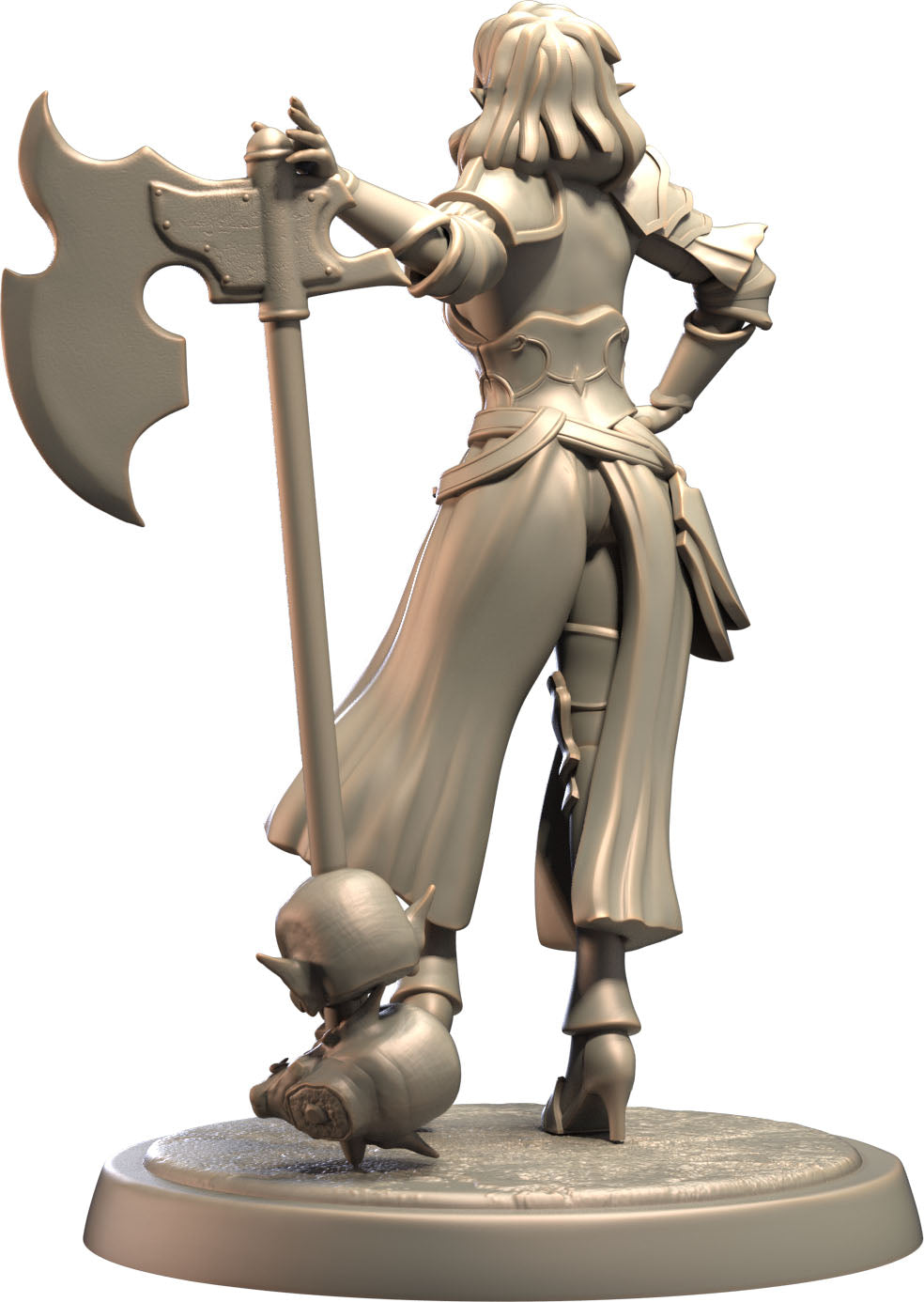3D IPStudios - Elf Warriors - Nymara - Pin Up/Figure/Model/Diorama - Helios3DPrinting