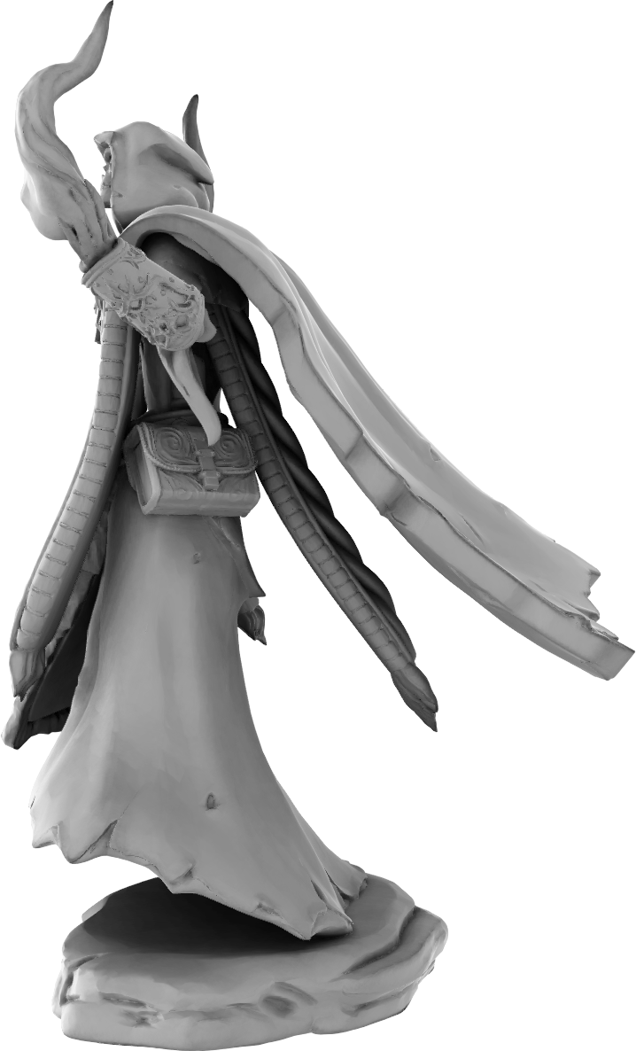 Z Kino - Necromancer - 75mm Pin Up/Figure/Model/Diorama