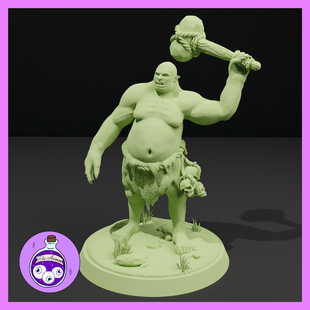 Ella's Arcanum - RPG Essentials #1 - Ogre - DnD/Pathfinder/TTRPG Figure