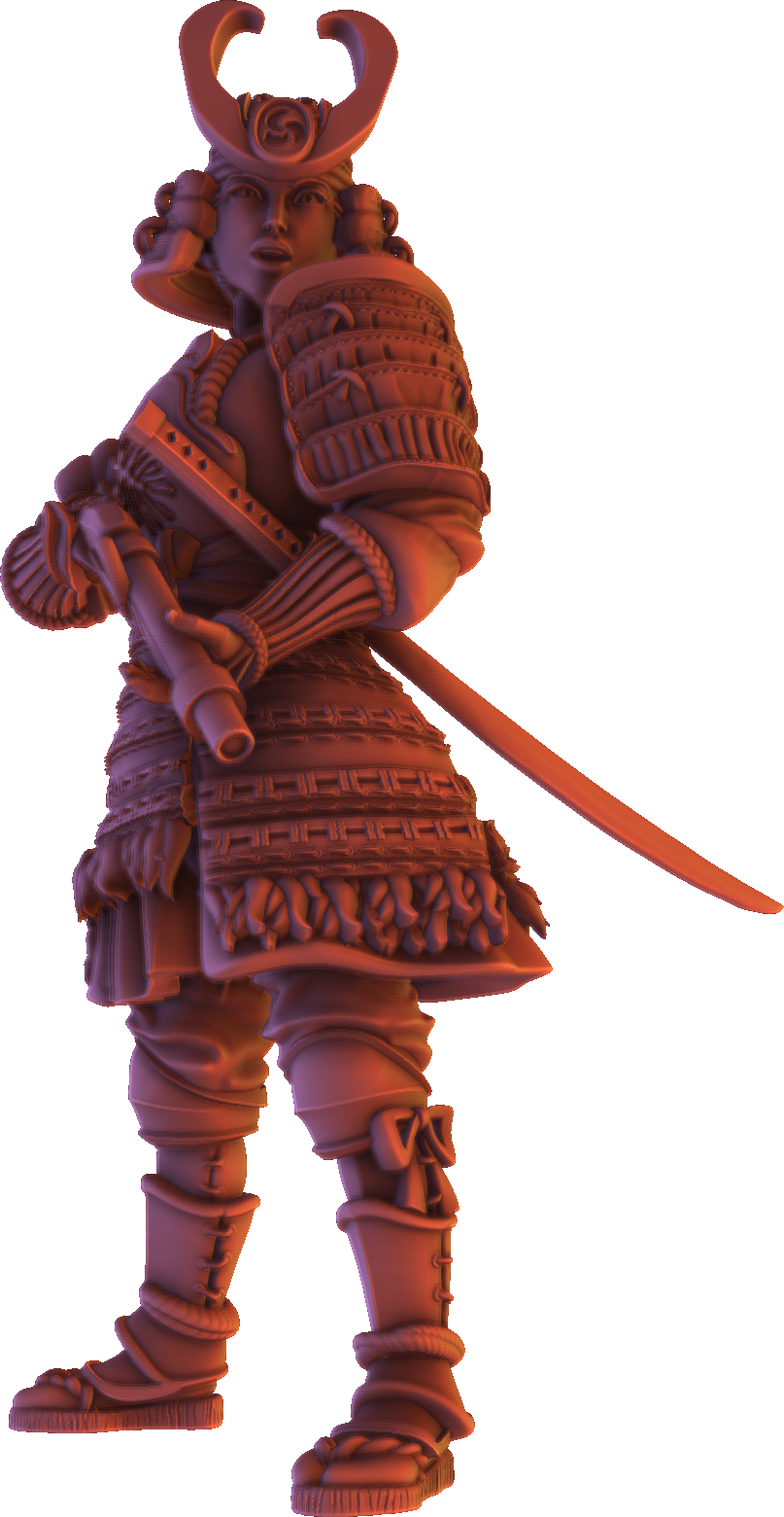 Forged Path - Tokugawa Bushido - Onna Bugeisha - DnD/Pathfinder/TTRPG Figure