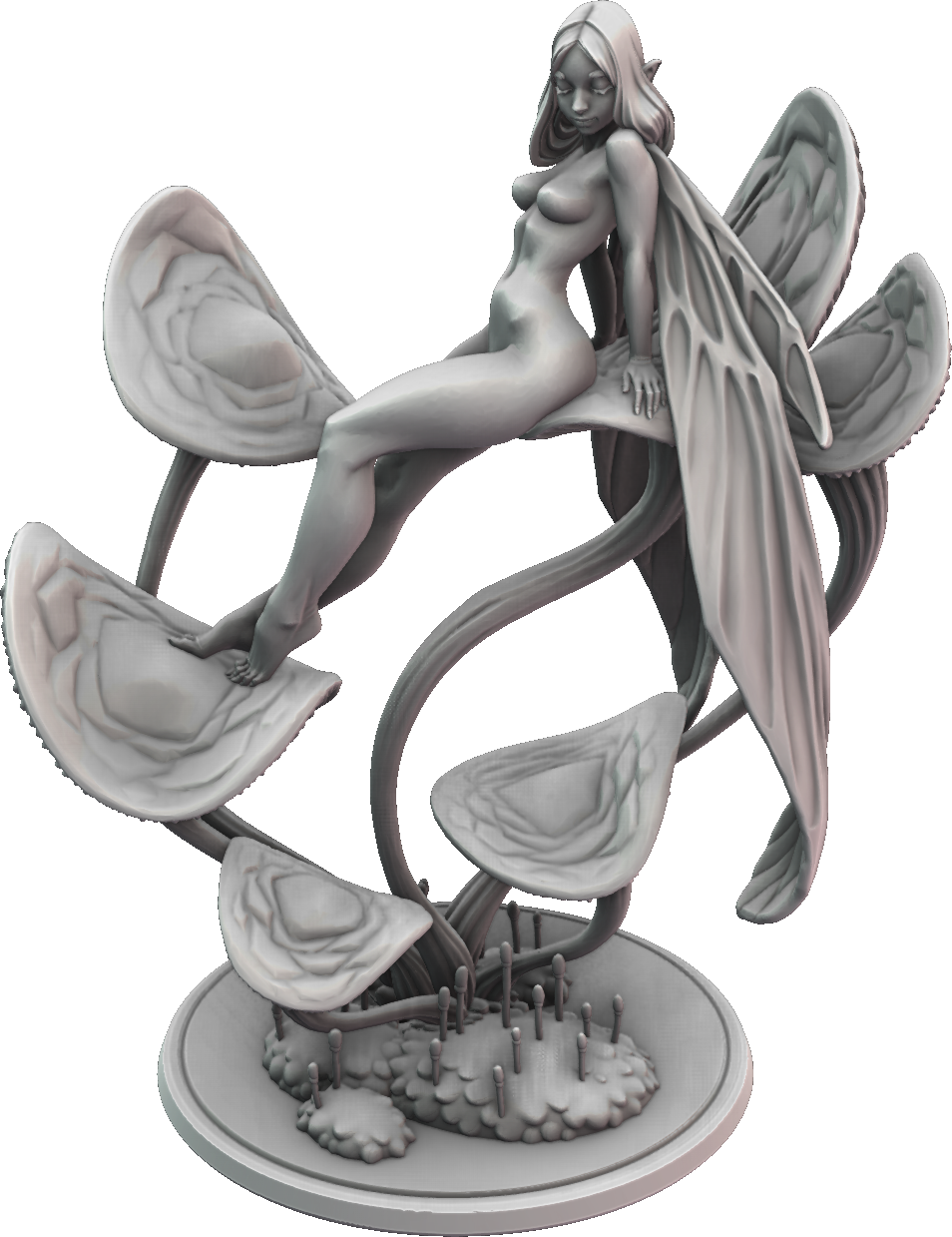 Blackthorn Miniatures - Moon Faerie - 75mm Pin Up/Figure/Model/Diorama