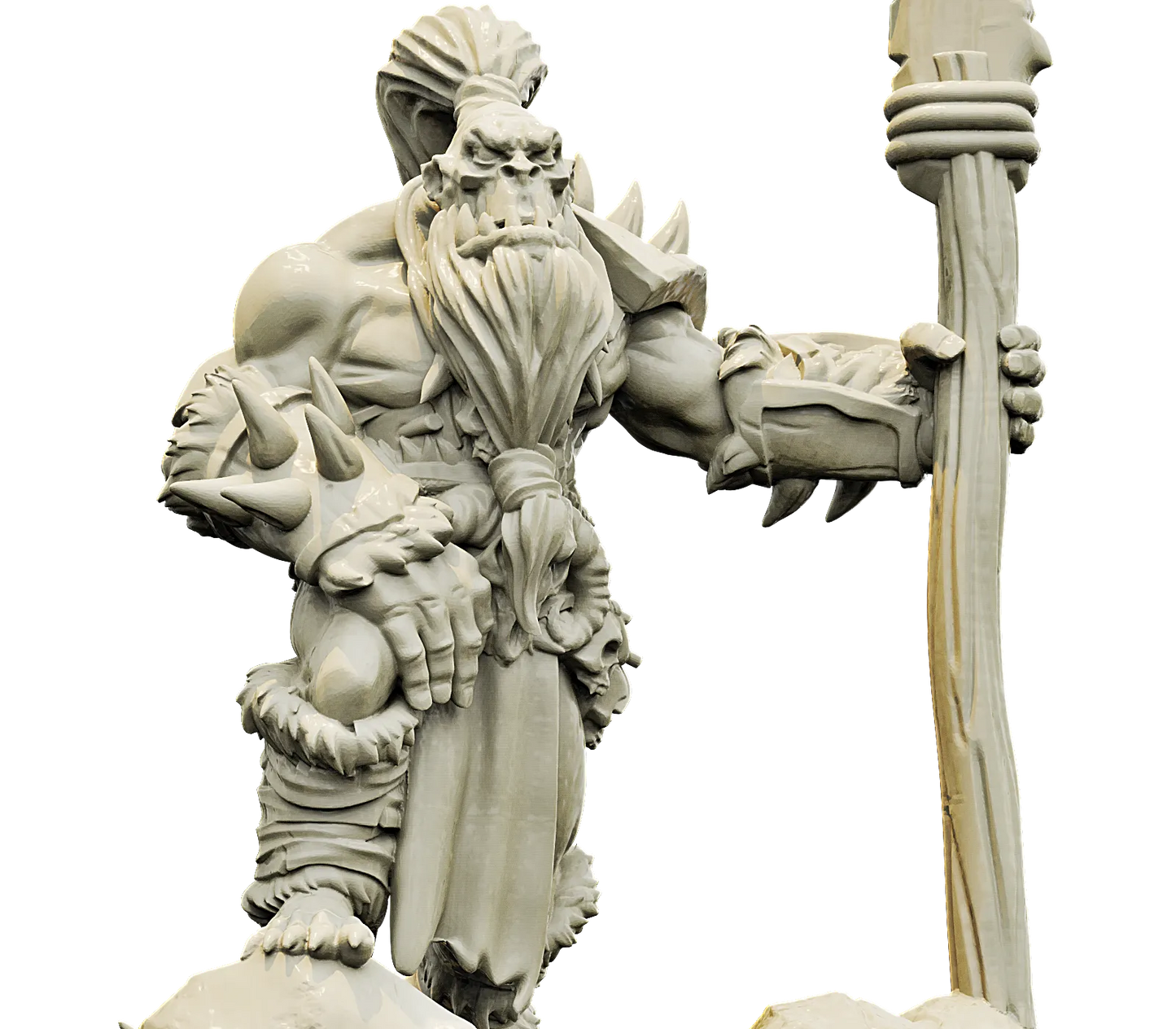 Brayan Nafarrate - Bestiary #4 - Orc Male #2 - DnD/TTRPG Figure/Miniature
