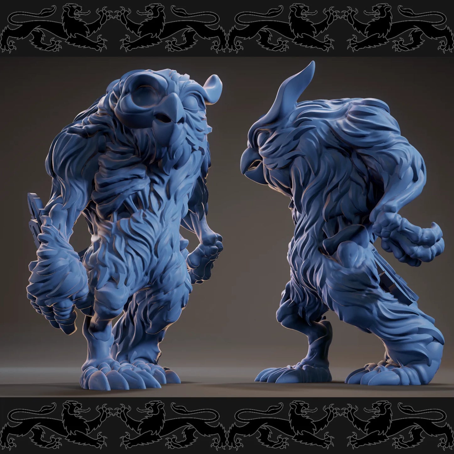 Brayan Nafarrate - Bestiary #3 - Owlbear Zombie - DnD/TTRPG Figure/Miniatureature