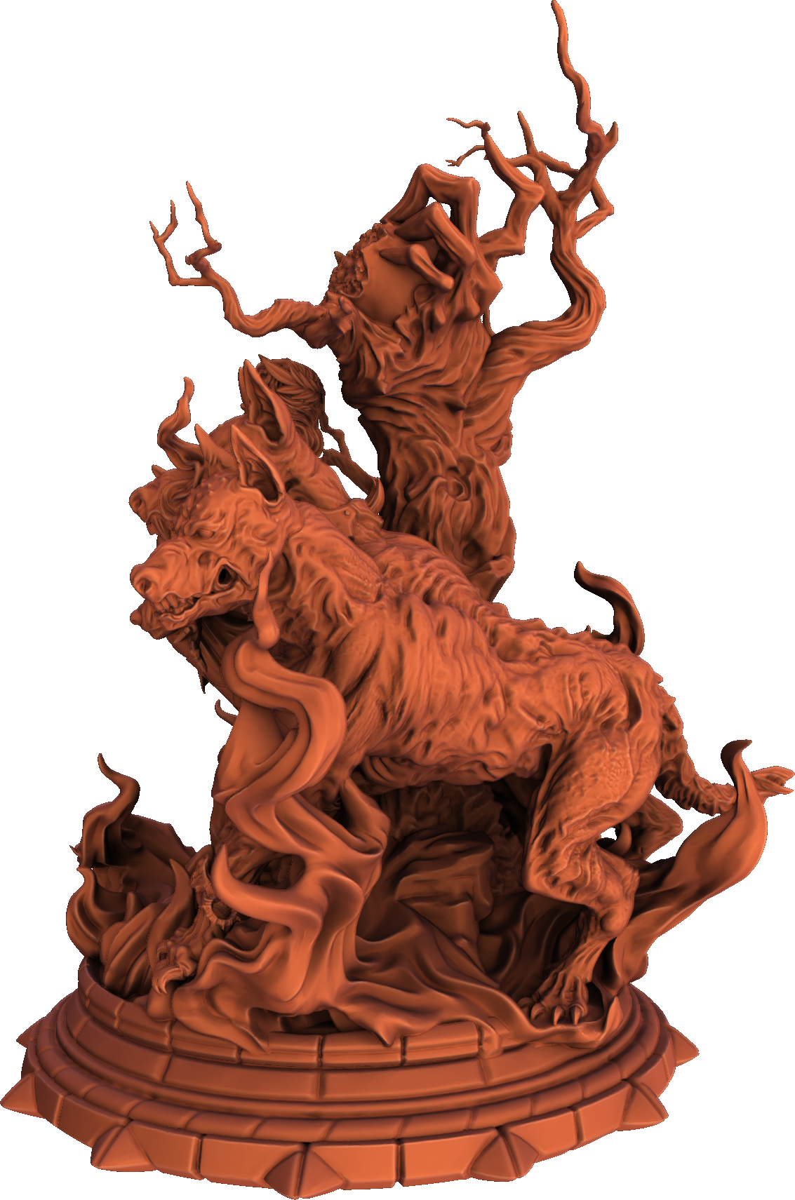 Brayan Nafarrate - Persephone & Cerberus - 75mm Pin Up/Figure/Model/Diorama