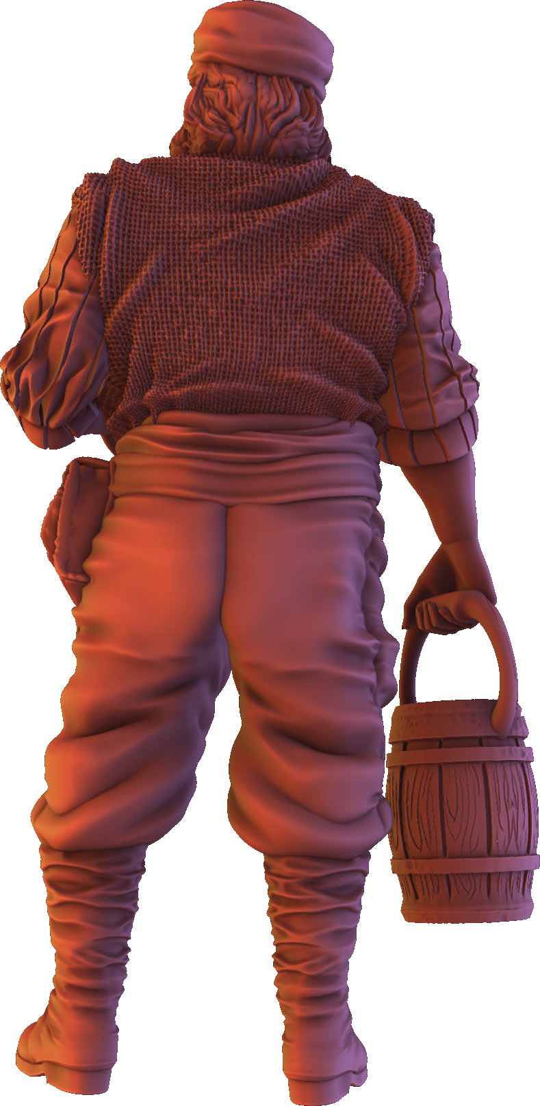 Forged Path - Willowbrook Village - Peasant #2 - DnD/TTRPG Figure/Miniature