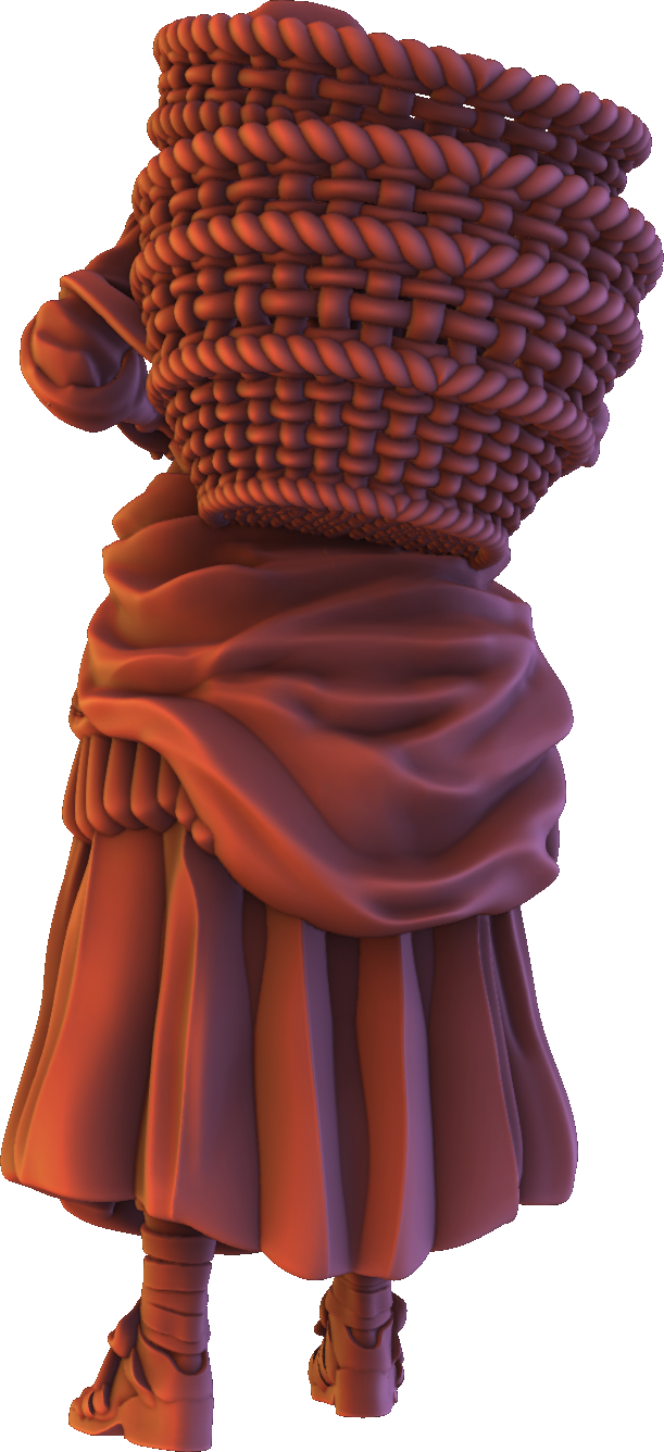 Forged Path - Willowbrook Underworld - Peasant Female - DnD/TTRPG Figure/Miniature