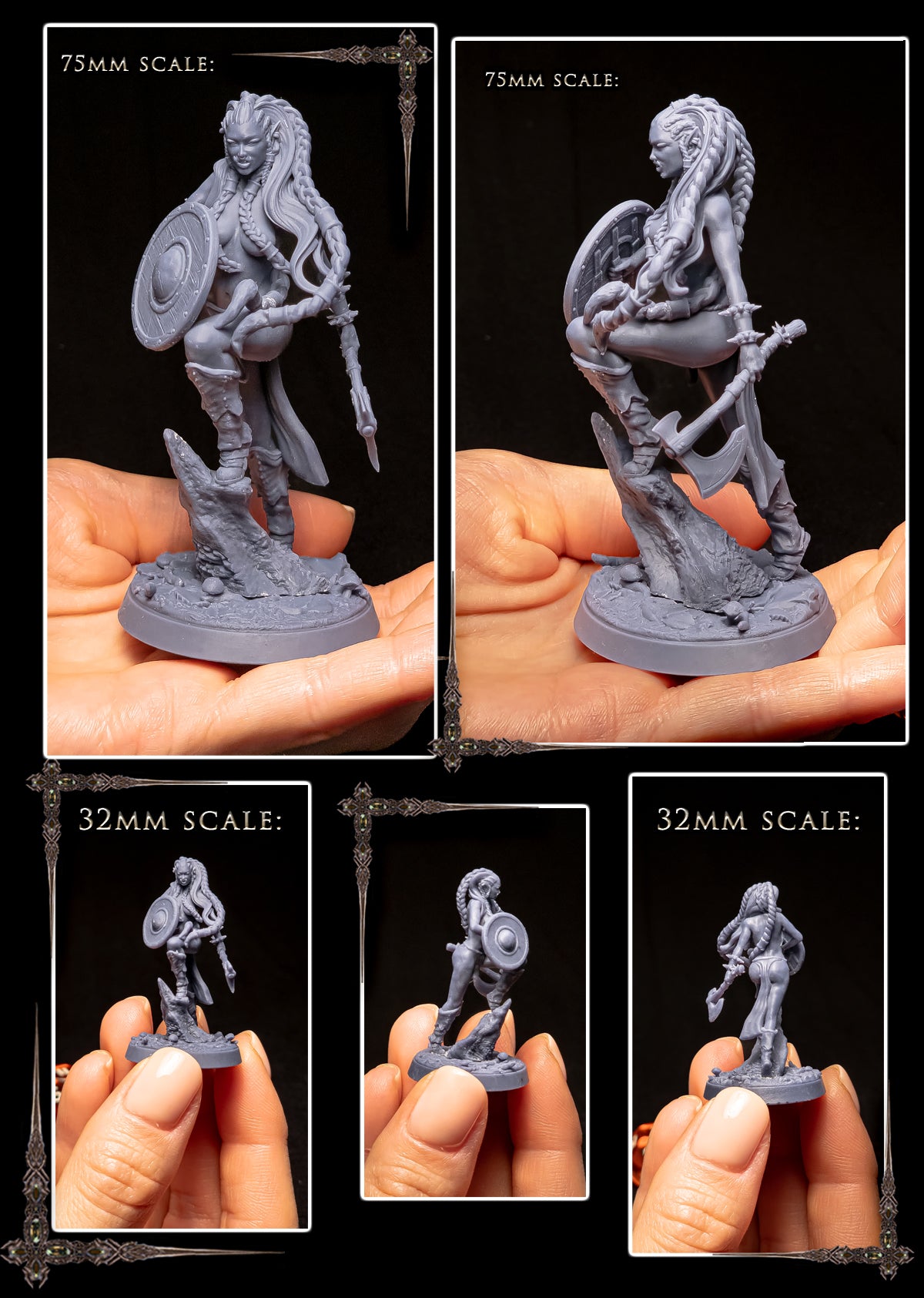 Printomancer - Half-Orc: Piglet - 32/75mm Pin Up/Figure/Model/Diorama