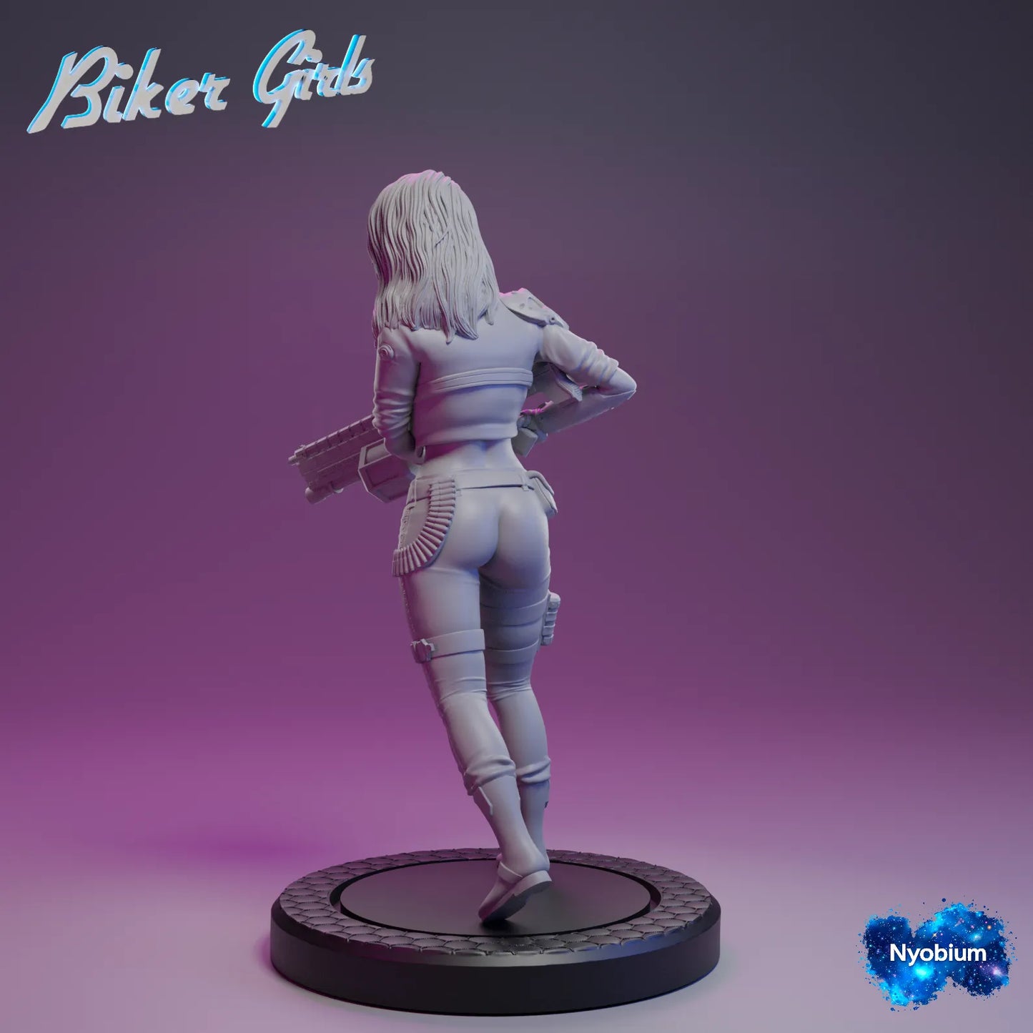 Nyobium Games - Jen, Bounty Hunter #3 - 75mm Pin Up/Figure/Model/Diorama