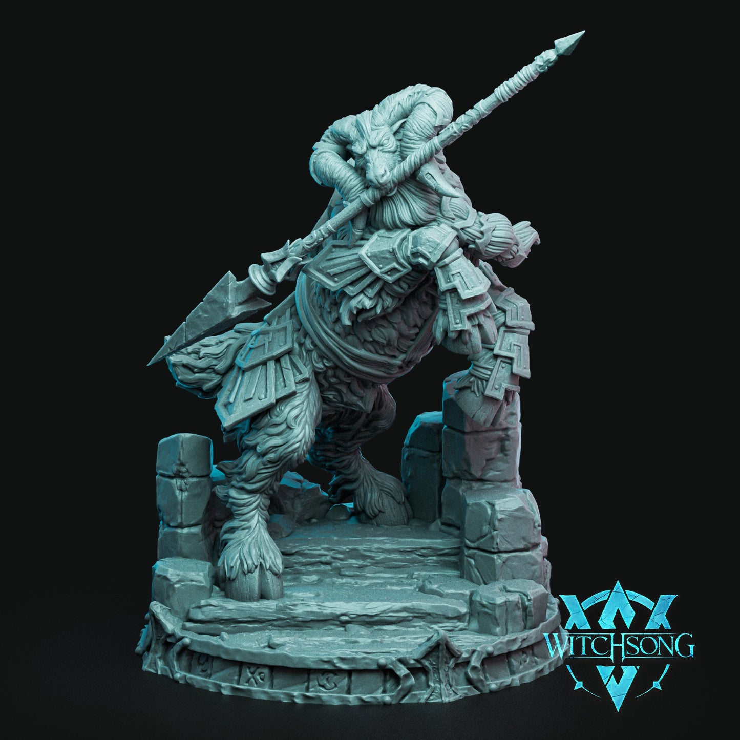 Witchsong Miniatures - Kahrtrop, Defender of the North - 2 Poses - DnD/TTRPG Figure/Miniature