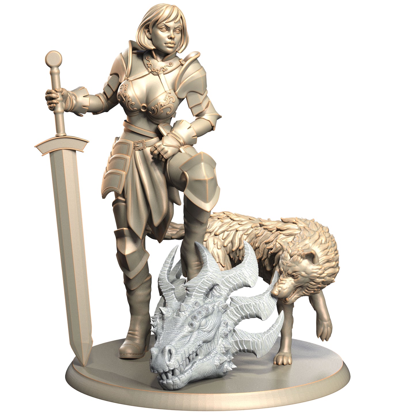 3D IPStudios - Valerie the Vampire Hunter - Pin Up/Figure/Figurine/Diorama - Helios3DPrinting