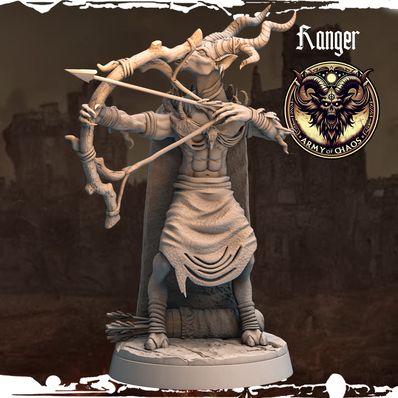 Monolith Arts - Beasts - Ranger #12 - DnD/TTRPG Figure/Miniature