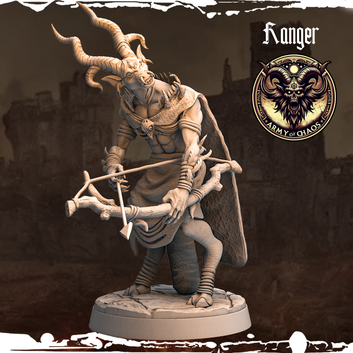 Monolith Arts - Beasts - Ranger #2 - DnD/TTRPG Figure/Miniature