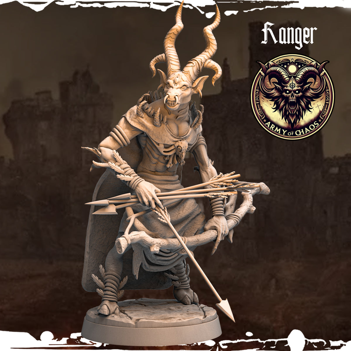 Monolith Arts - Beasts - Ranger #3 - DnD/TTRPG Figure/Miniature