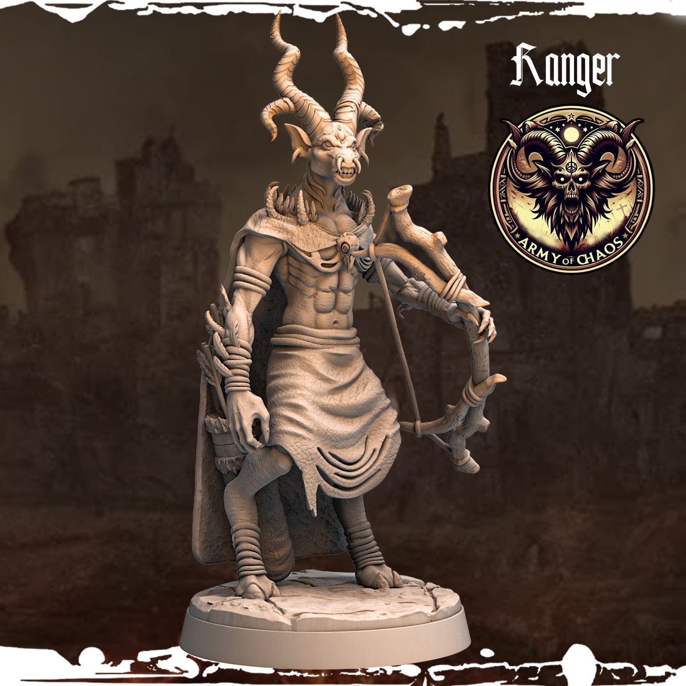 Monolith Arts - Beasts - Ranger #4 - DnD/TTRPG Figure/Miniature