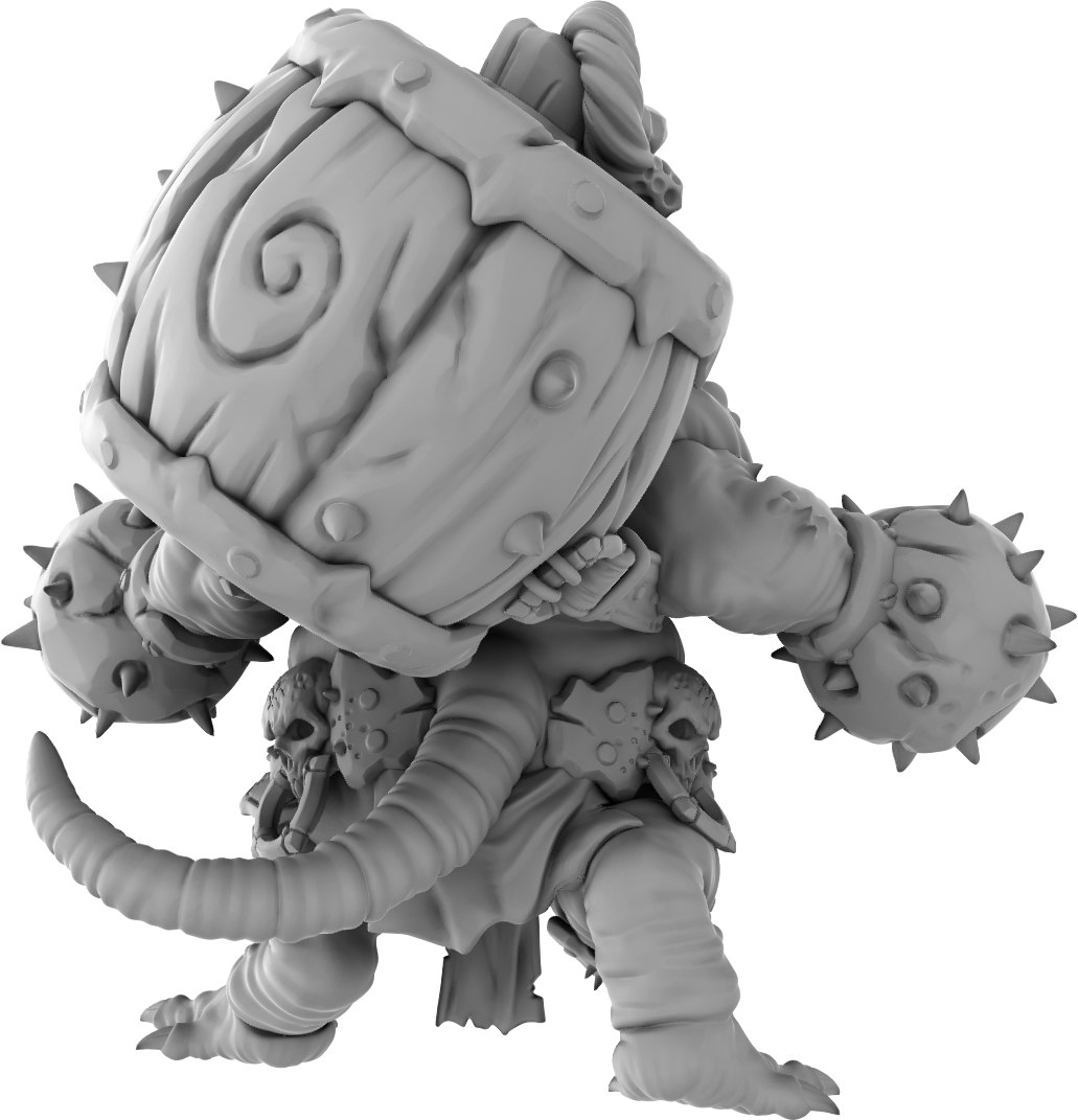 Brayan Nafarrate - Rat w/Bomb #1 - DnD/TTRPG Figure/Miniature