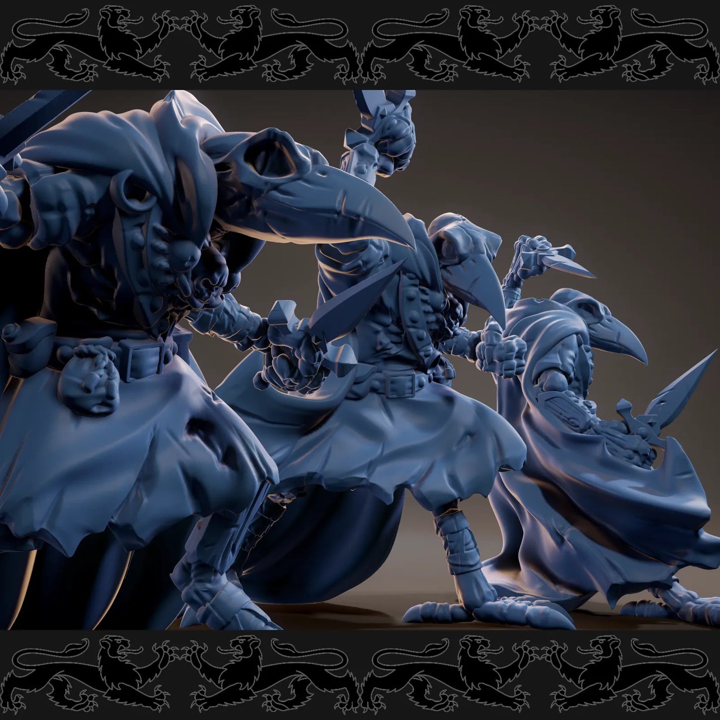 Brayan Nafarrate - Bestiary #3 - Kenku Skeleton - DnD/TTRPG Figure/Miniature