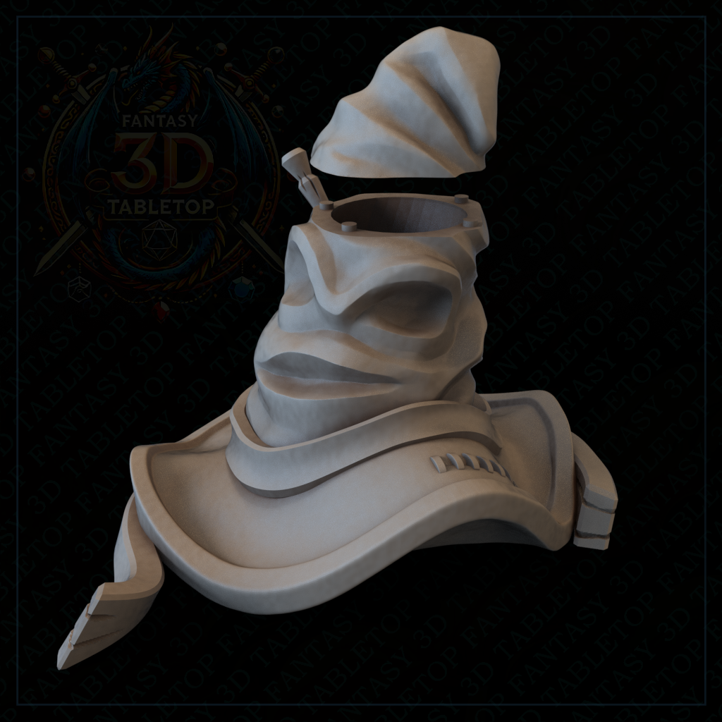 Fantasy3DTabletop - Sorting Hat Dice Box/Case - DnD/TTRPG/Roleplaying/Wargames
