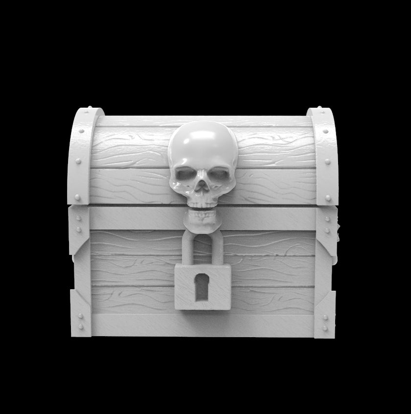 Possibly Cool Dice Box/Case - Pirate Chest - DnD/TTRPG/Roleplaying/Wargames