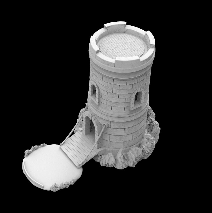 Possibly Cool Dice Tower - Militia - DnD/TTRPG/Roleplaying/Wargames