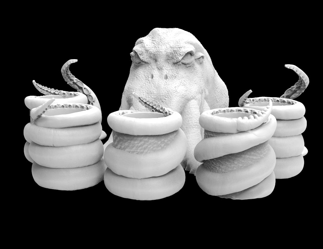 Possibly Cool Dice Box/Case - Cthulhu Head - DnD/TTRPG/Roleplaying/Wargames