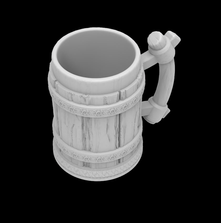 Possibly Cool Mug - Wooden - DnD/TTRPG/Roleplaying/Wargames
