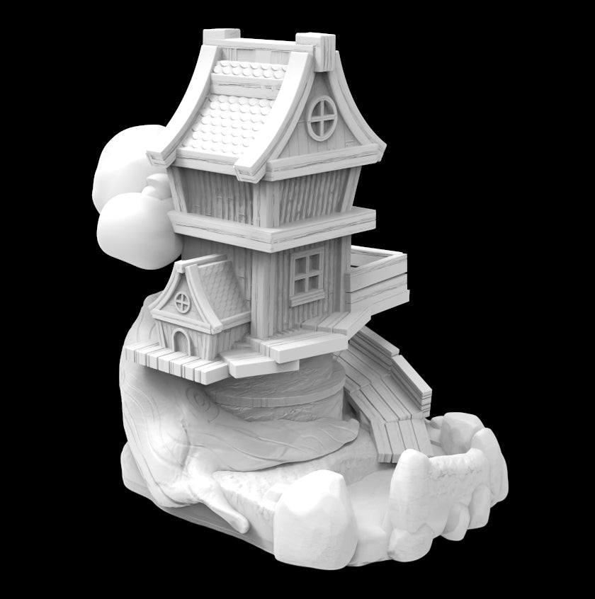 Possibly Cool Dice Tower - Red Woods - DnD/TTRPG/Roleplaying/Wargames