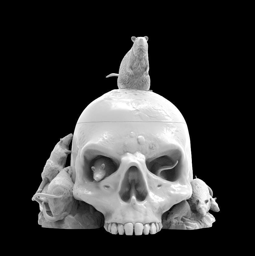 Possibly Cool Dice Box/Case - Rats - DnD/TTRPG/Roleplaying/Wargames