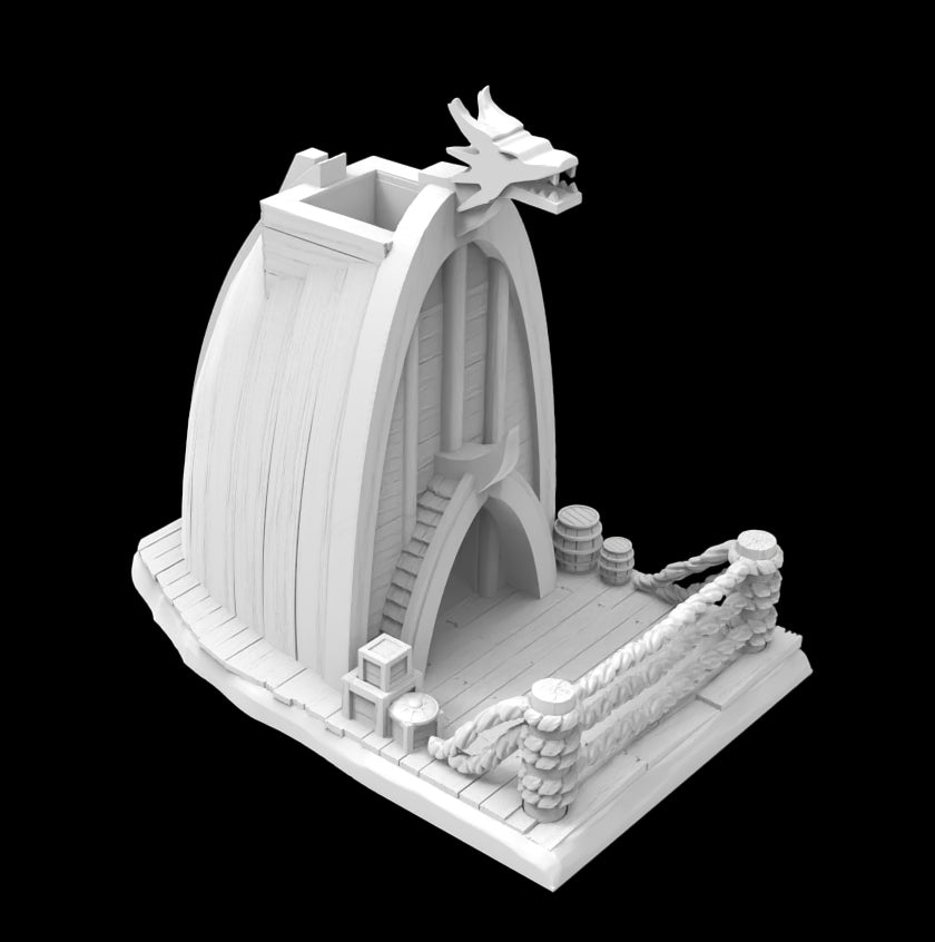 Possibly Cool Dice Tower - Vikings - DnD/TTRPG/Roleplaying/Wargames