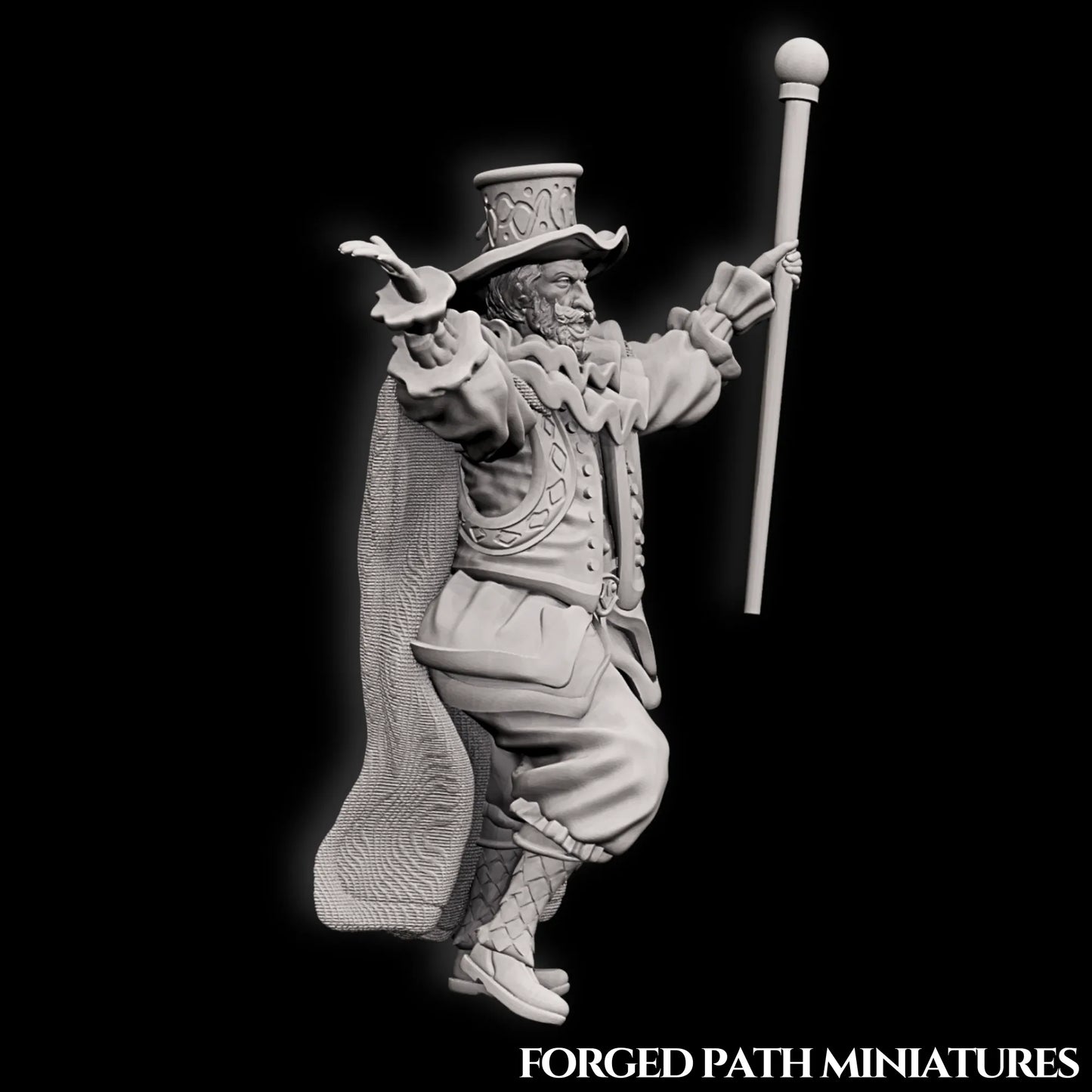 Forged Path - Willowbrook Circus - Ringmaster - DnD/Pathfinder/TTRPG Figure