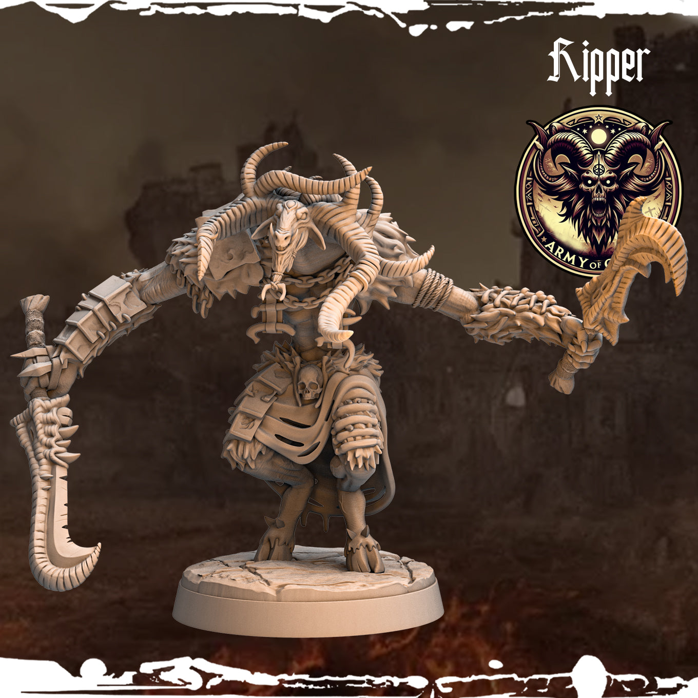 Monolith Arts - Beasts - Ripper #3 - DnD/TTRPG Figure/Miniature