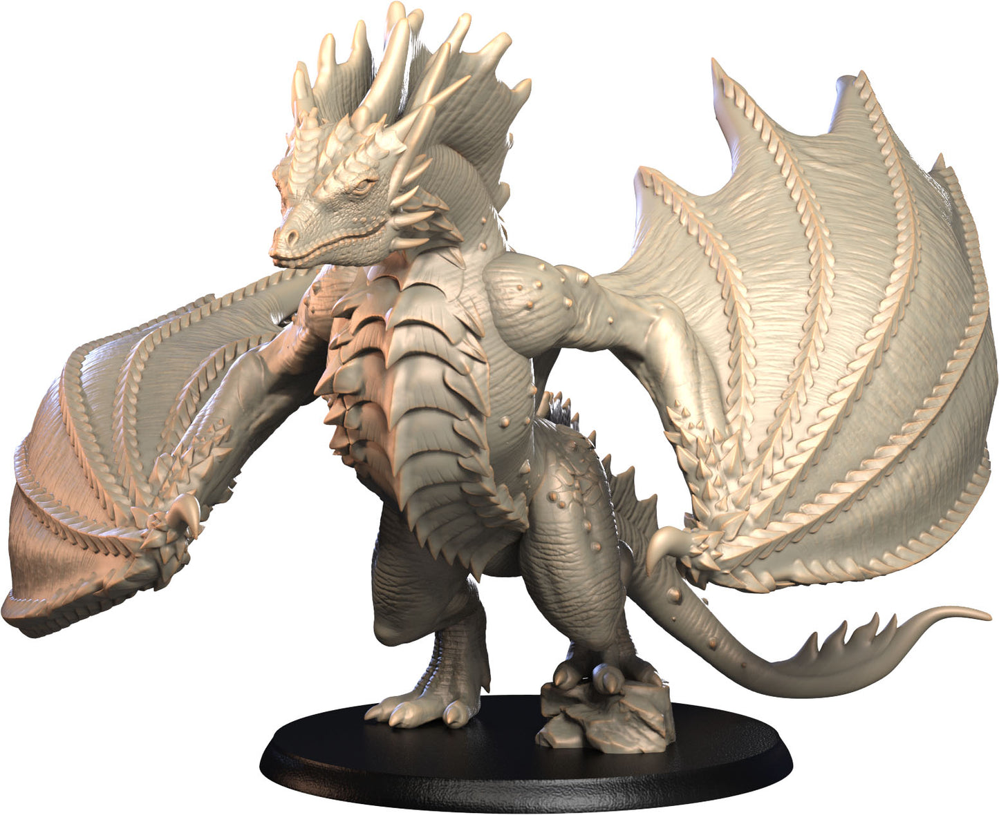 3D IPStudios - Dragons Worlds #2 - Seraphyra - DnD/TTRPG Figure/Miniature - Helios3DPrinting