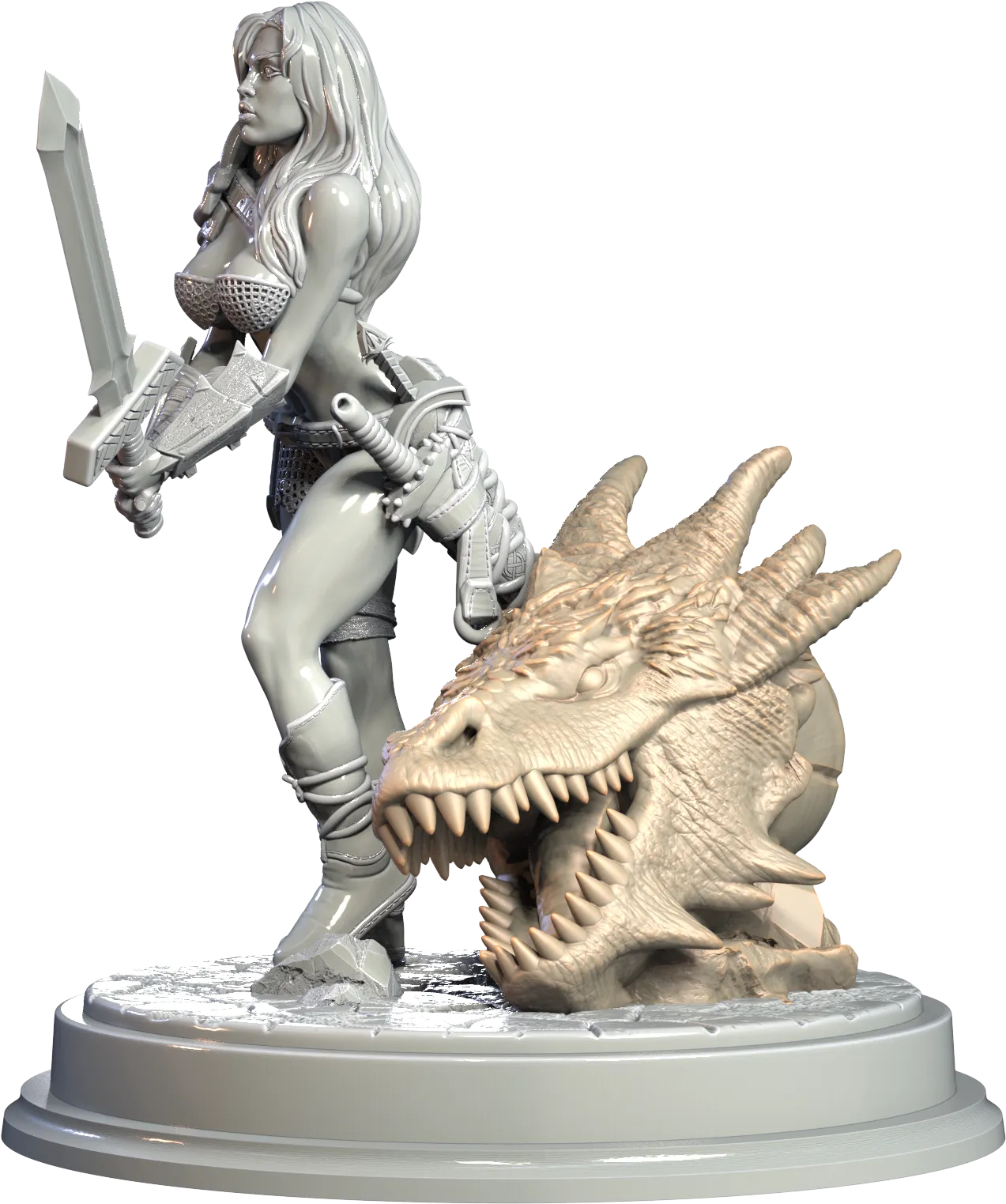 3D IPStudios - Barbarians - Sylara - 75mm Pin Up/Figure/Model/Diorama