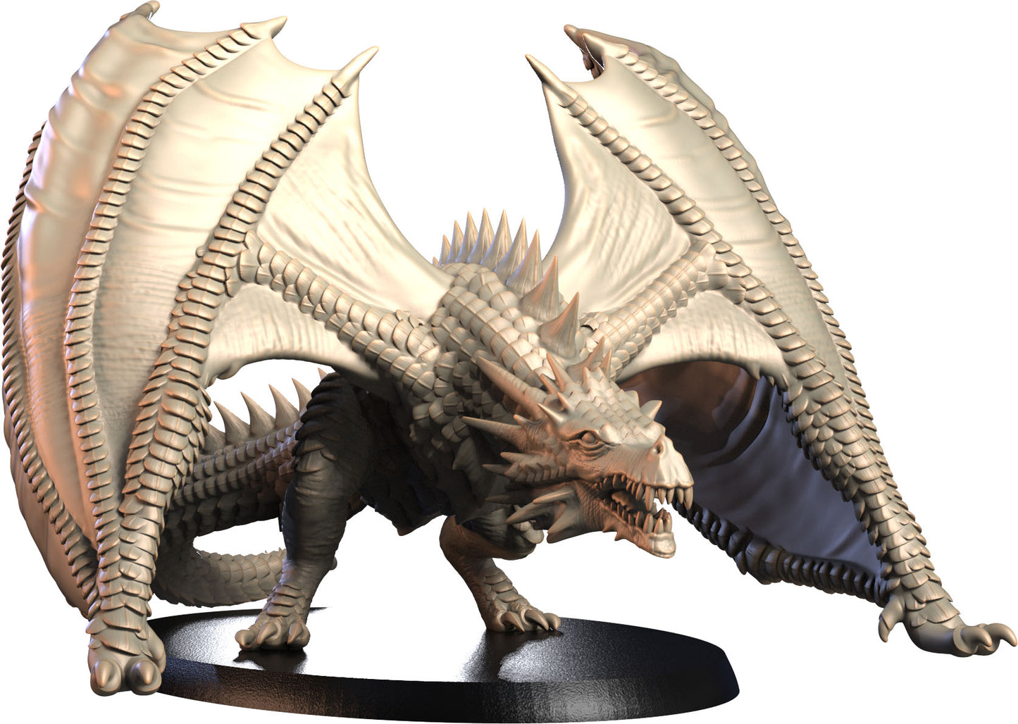 3D IPStudios - Dragons Worlds #2 - Sylphyr - DnD/TTRPG Figure/Miniature - Helios3DPrinting
