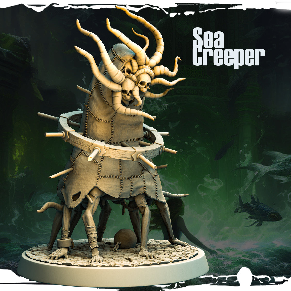 Monolith Arts - Terror on Cursed Waters - Sea Creeper - DnD/TTRPG Figure/Miniature