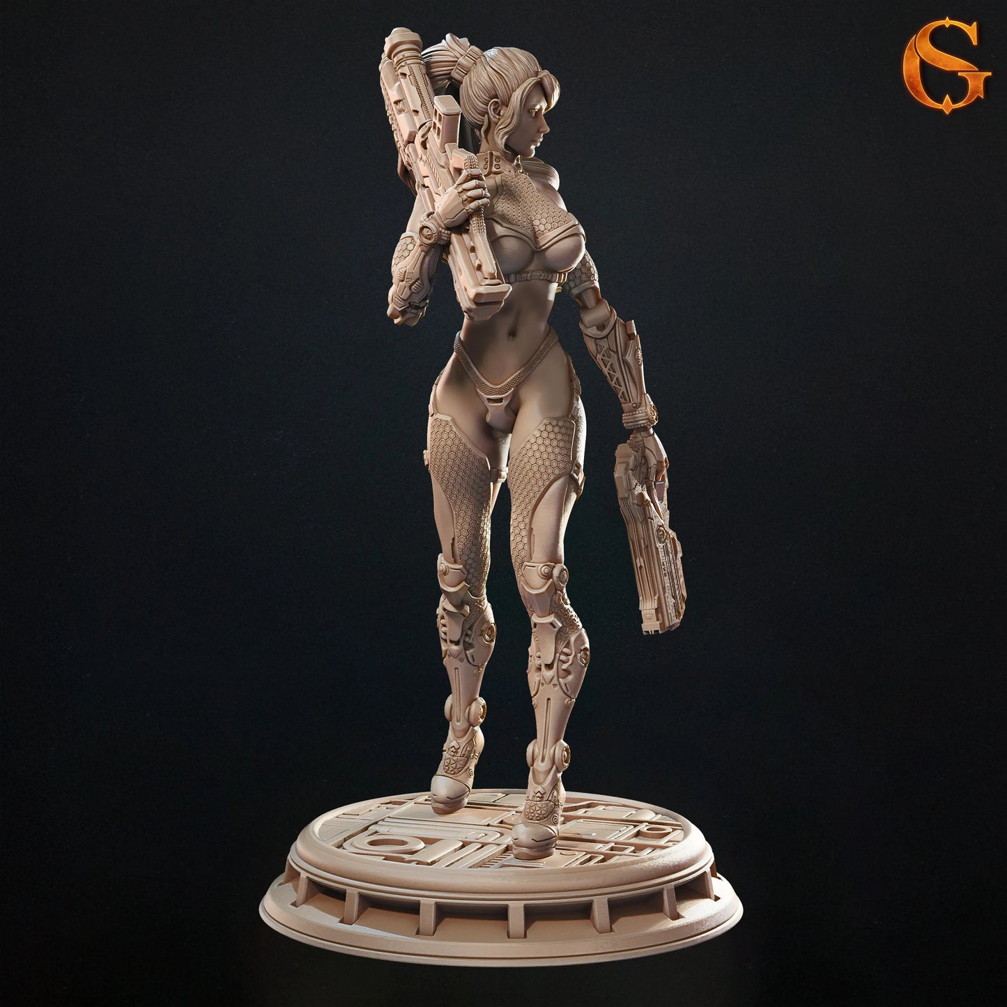 Solgoodcreations - Cyborg Sentina - 75/140mm Pin Up/Figure/Model/Diorama