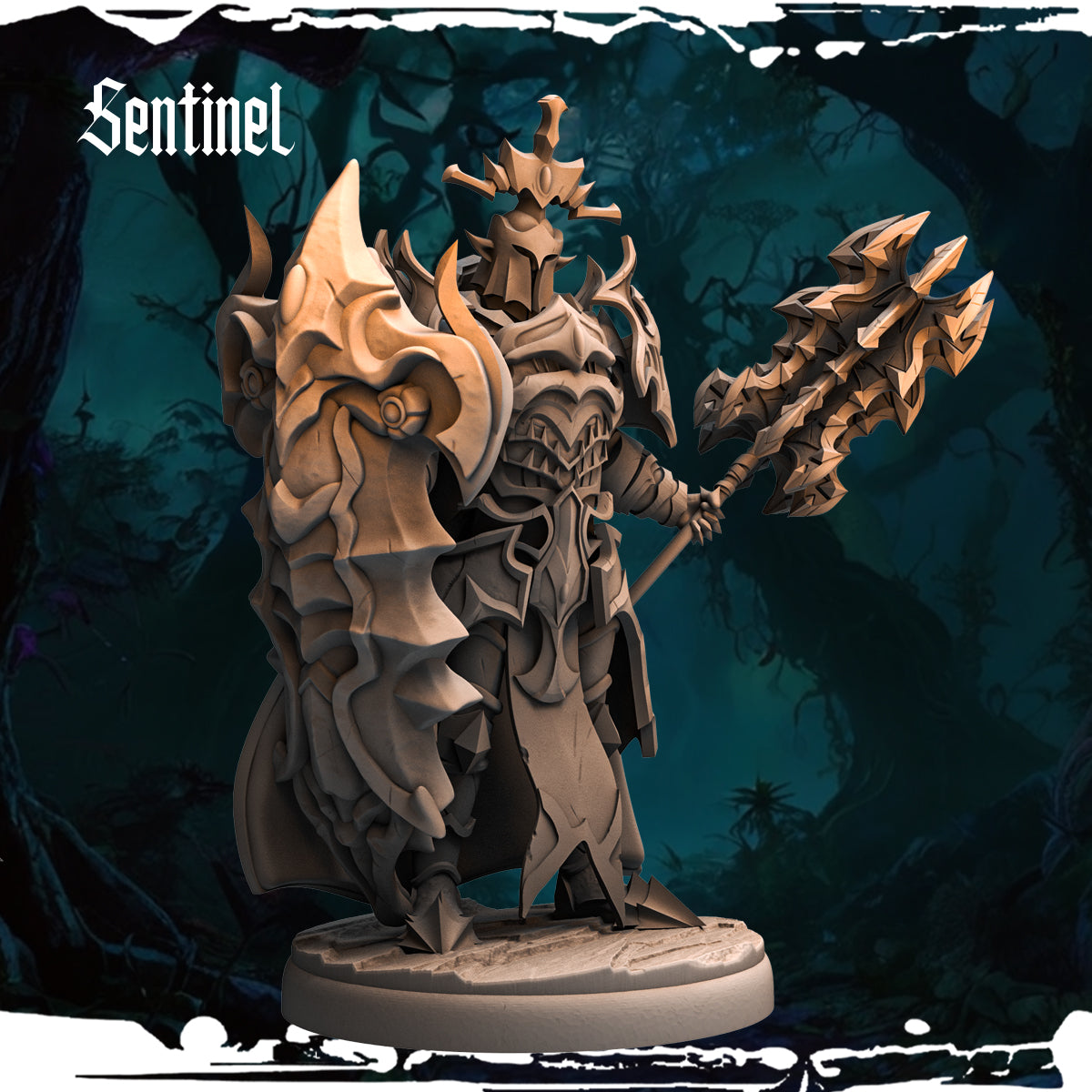 Monolith Arts - Dark Elves - Sentinel - DnD/TTRPG Figure/Miniature