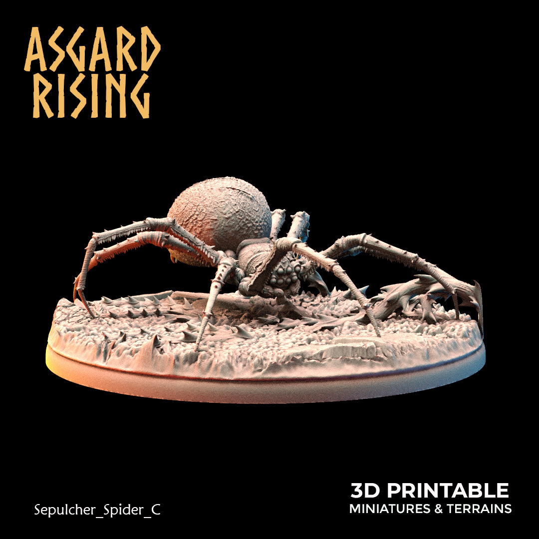 Asgard Rising - Underdark - Sepulcher Spider - DnD/TTRPG Figure/Miniature