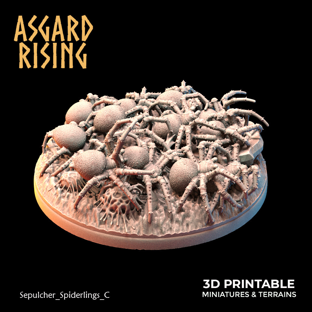 Asgard Rising - Underdark - Sepulcher Spiderling - DnD/TTRPG Figure/Miniature