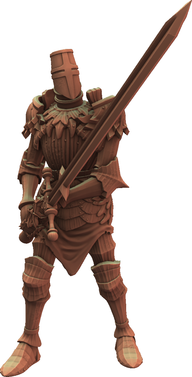 Crippled God Foundry - Shadowcurse - Shadow Knight #4 - DnD/TTRPG Figure/Miniature