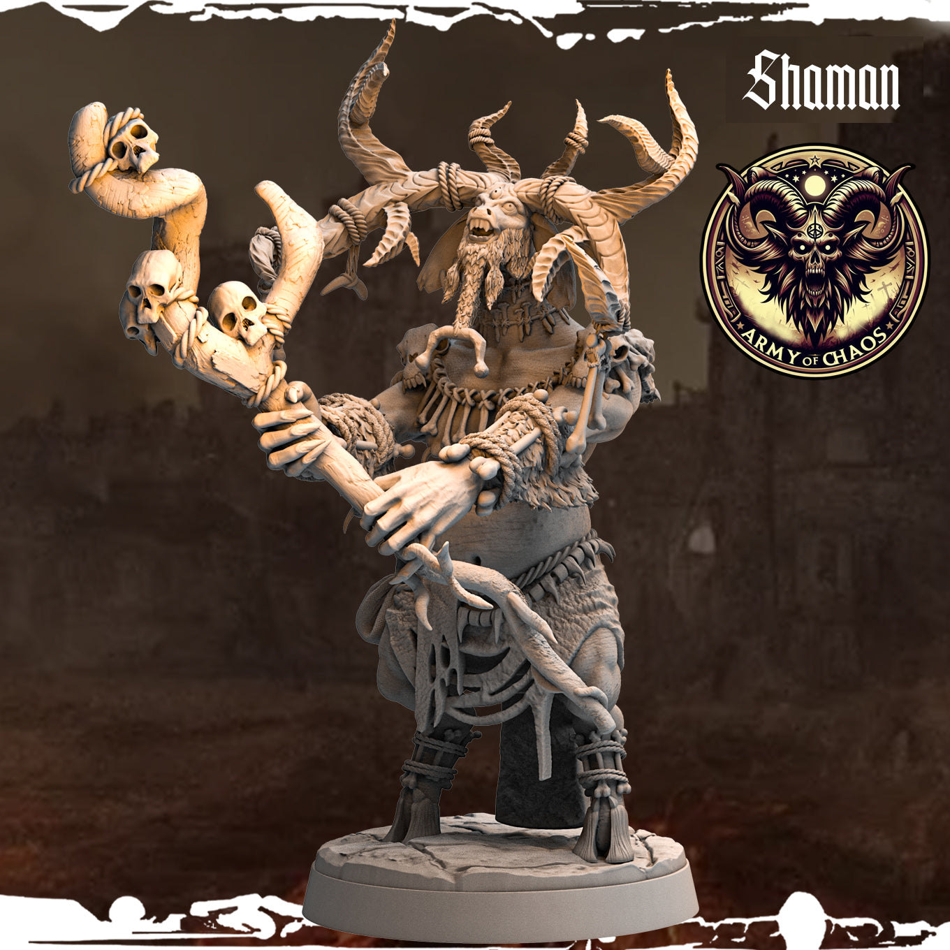 Monolith Arts - Beasts - Shaman #10 - DnD/TTRPG Figure/Miniature