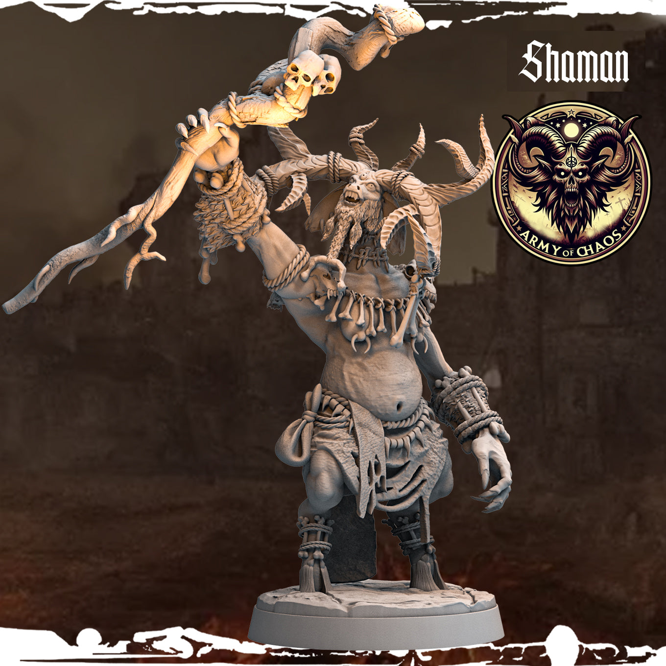 Monolith Arts - Beasts - Shaman #11 - DnD/TTRPG Figure/Miniature