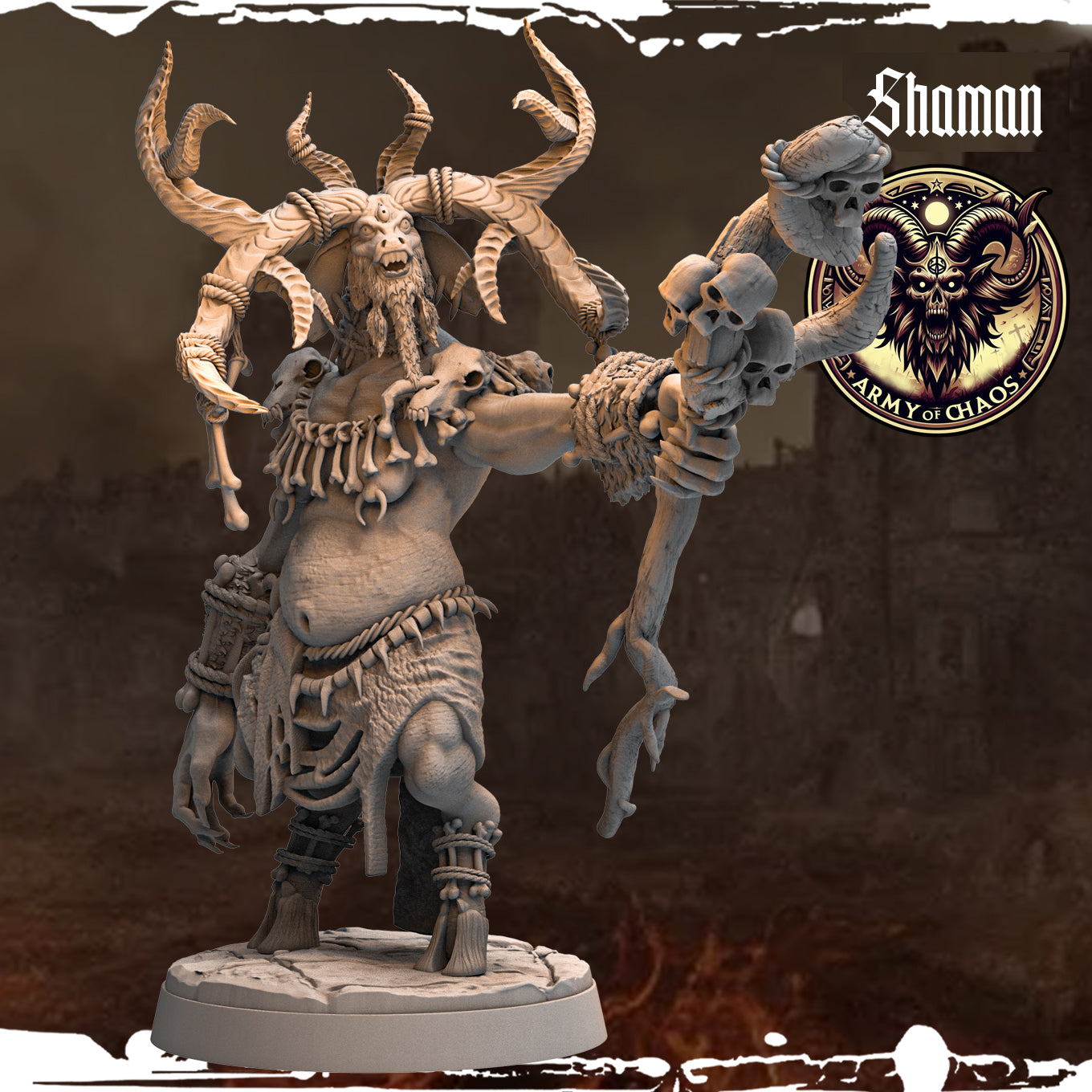 Monolith Arts - Beasts - Shaman #12 - DnD/TTRPG Figure/Miniature