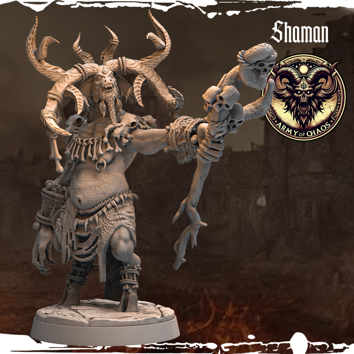 Monolith Arts - Beasts - Shaman #7 - DnD/TTRPG Figure/Miniature