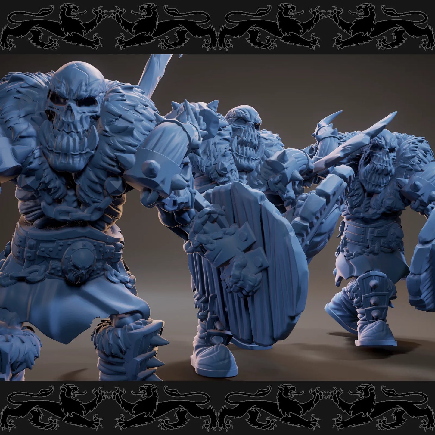 Brayan Nafarrate - Bestiary #3 - Orc Skeleton - DnD/TTRPG Figure/Miniature