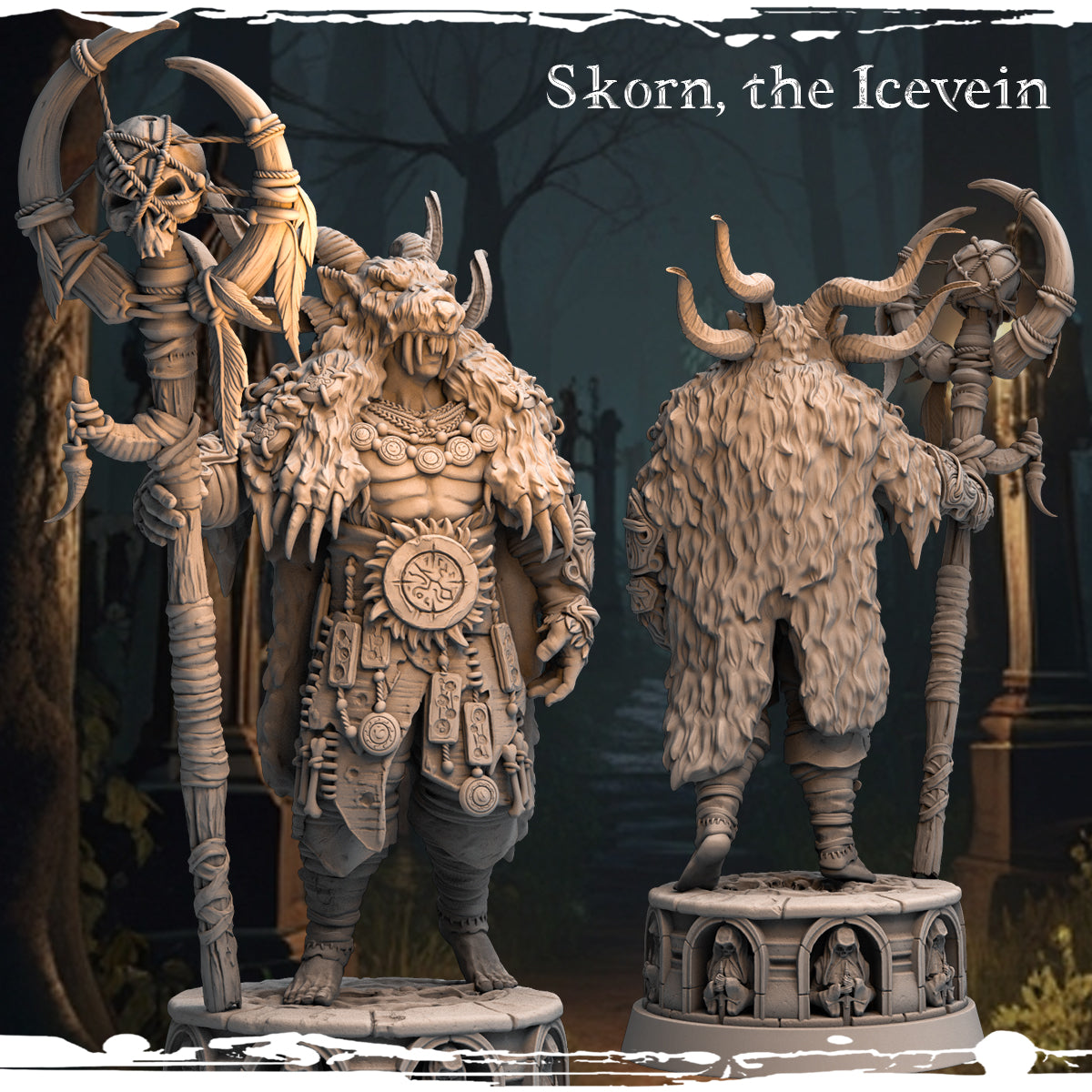 Monolith Arts - Marked by Darkness II - Skorn - 75mm Pin Up/Figure/Model/Diorama