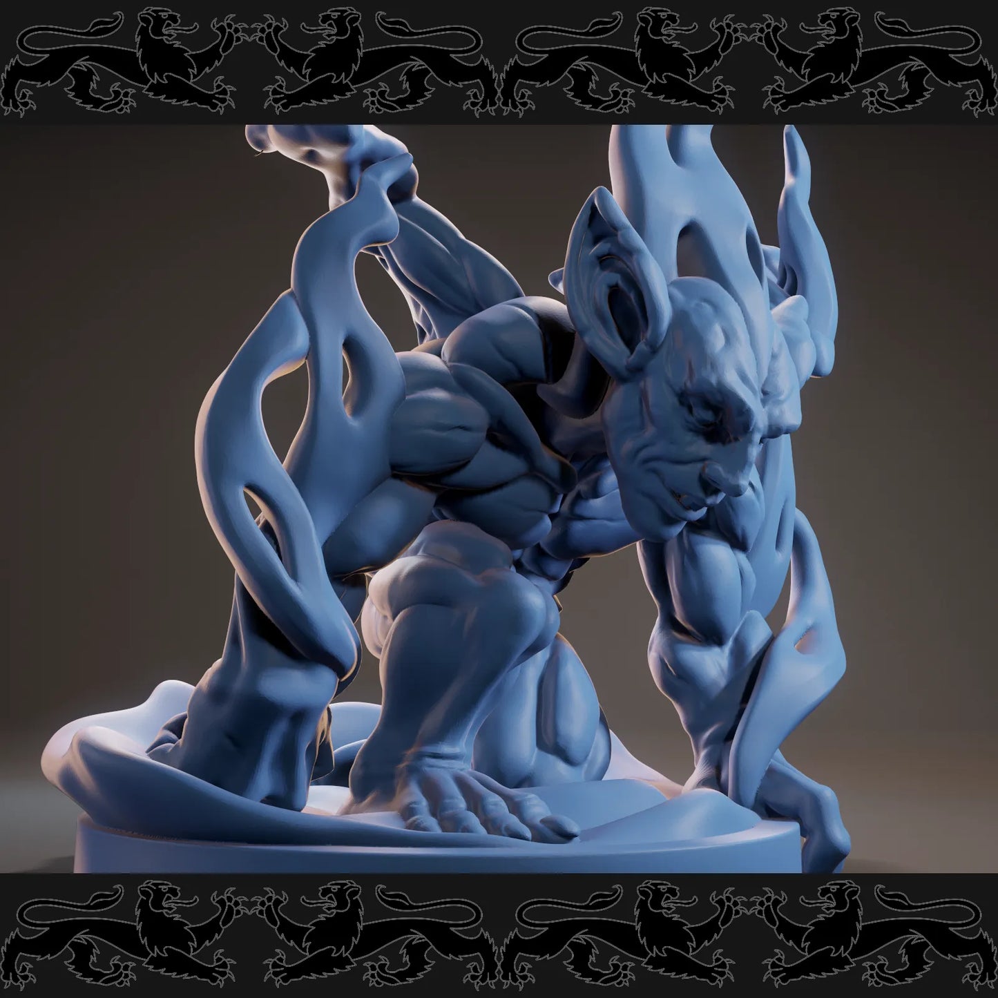 Brayan Nafarrate - Bestiary #3 - Smoke Mephit - DnD/TTRPG Figure/Miniatureature