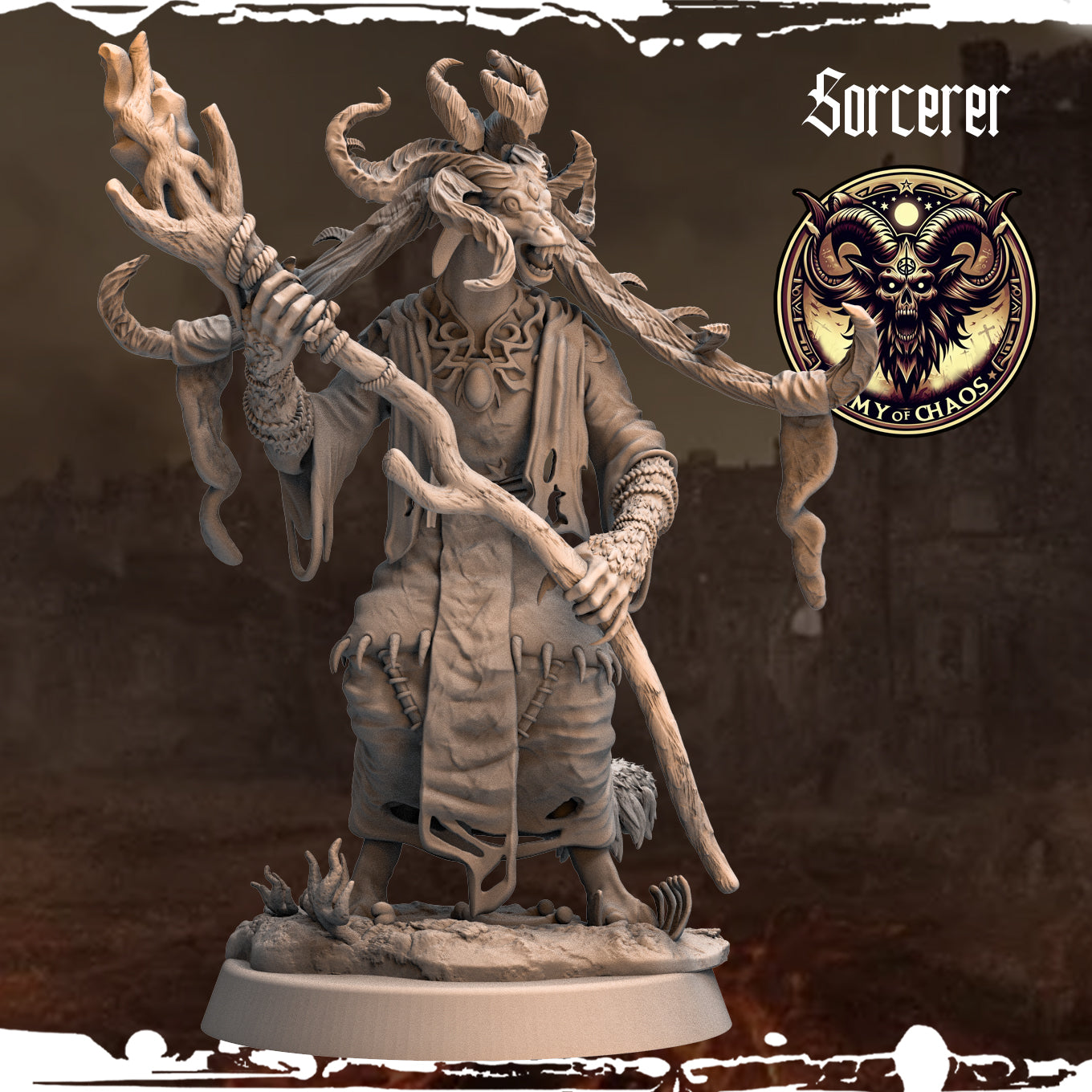 Monolith Arts - Beasts - Sorcerer #1 - DnD/TTRPG Figure/Miniature